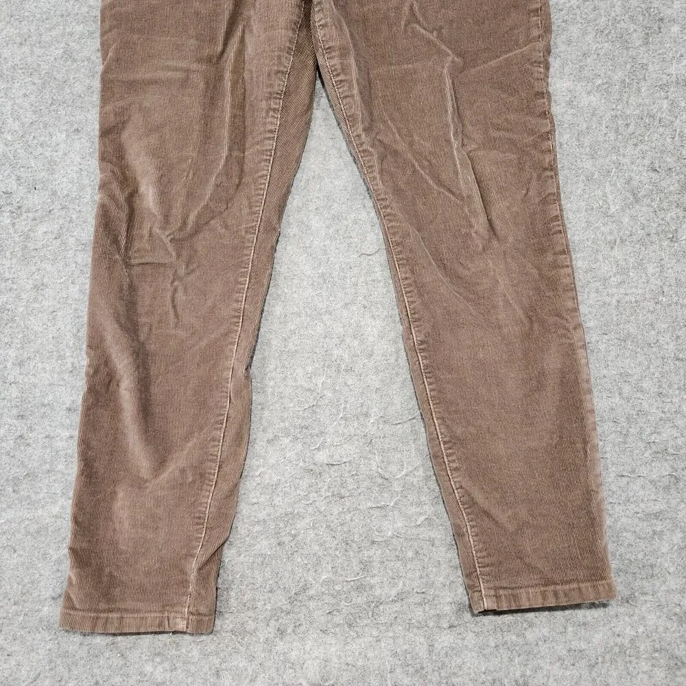 Patagonia Womens 32 Organic Cotton Everyday Cords Brown Corduroy Pants 32x28 - Picture 4 of 16